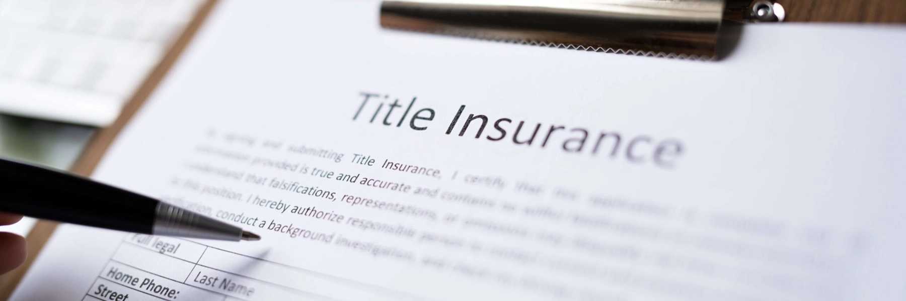 Title Insurance: What is not covered in a policy? What are the factors that affect it’s cost?